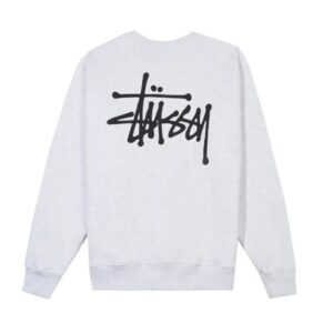 BASIC STÜSSY CREW GREY