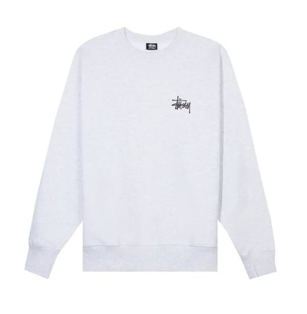 BASIC STÜSSY CREW GREY