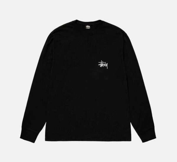 BASIC STÜSSY LS TEE BLACK