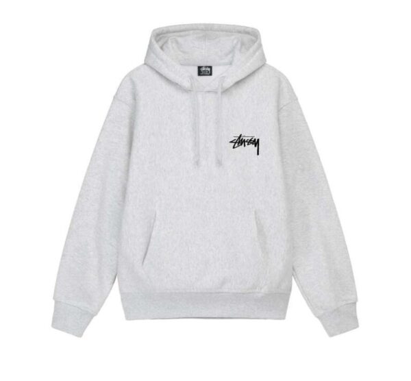 Basic Stüssy Hoodie Grey