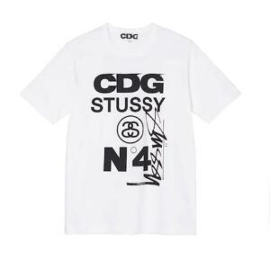 CDG x Stussy White T-shirt