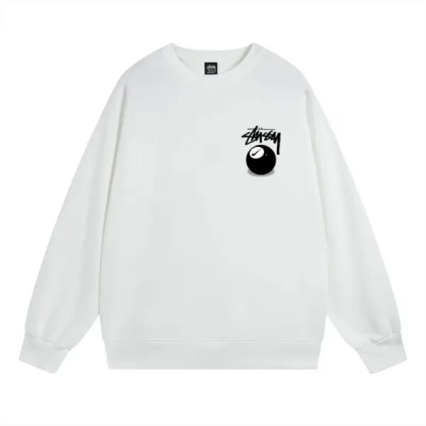 Nike x Stussy 8 Ball Crew White