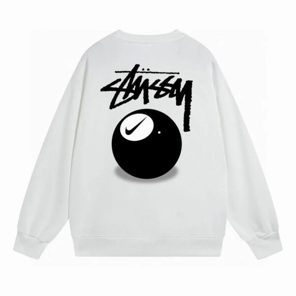 Nike x Stussy 8 Ball Crew White