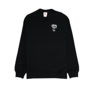 Nike x Stussy International Black Crewneck