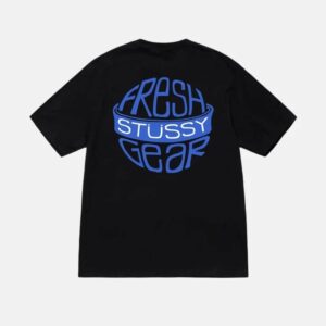 STUSSY FRESH GEAR TEE BLACK