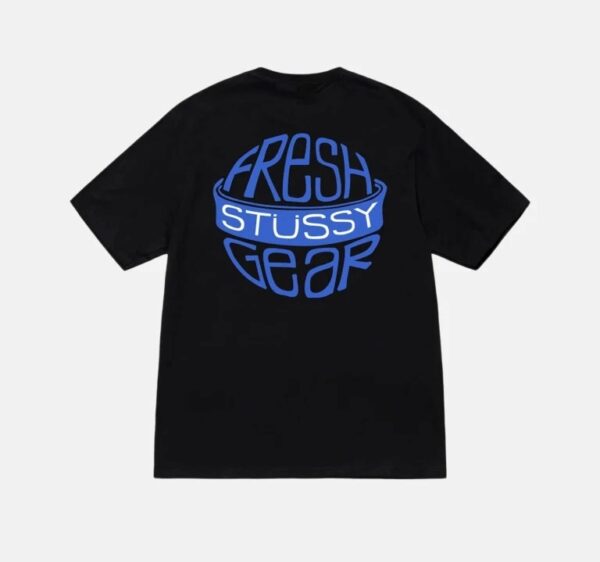 STUSSY FRESH GEAR TEE BLACK