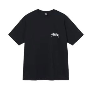 STUSSY FUZZY DICE TEE BLACK