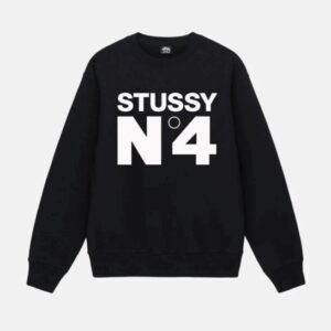 STUSSY NO.4 BLACK CREW