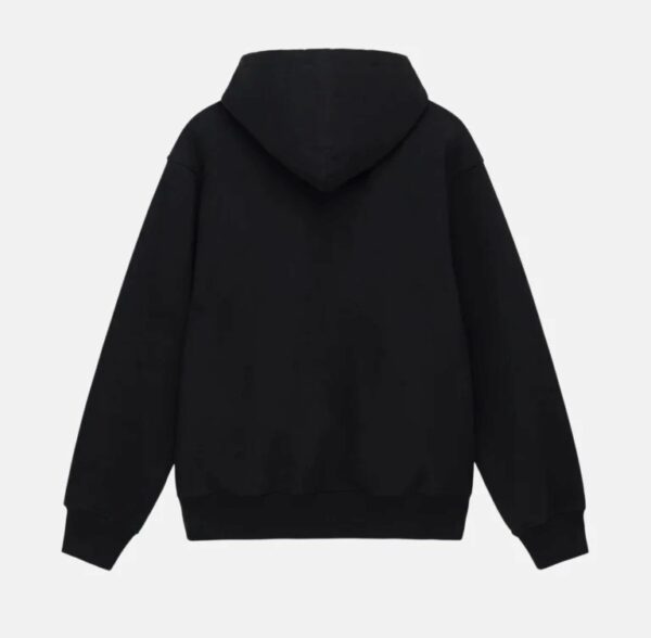 STUSSY NO.4 HOODIE BLACK