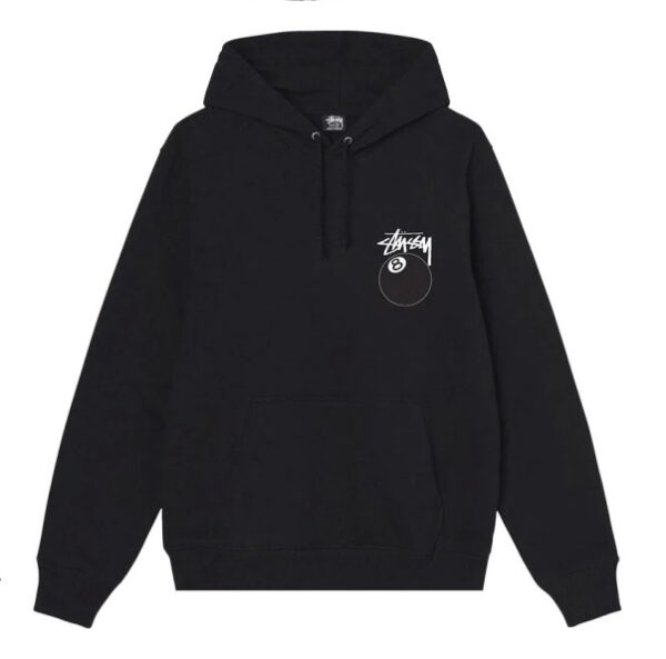 Stussy 8 Ball Black Hoodie