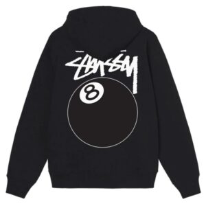 Stussy 8 Ball Black Hoodie