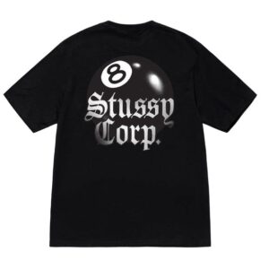 Stussy 8 Ball Corp T-Shirt Black