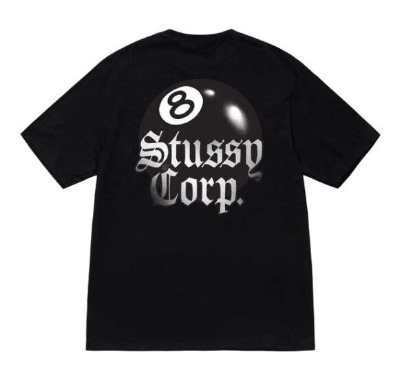 Stussy 8 Ball Corp T-Shirt Black