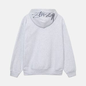 Stussy Applique Gray Hoodie