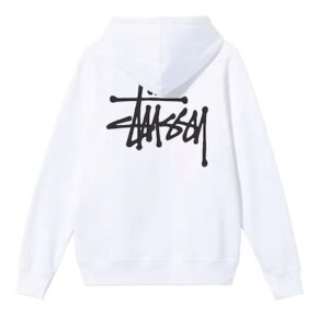 Stussy Bacis White Hoodie