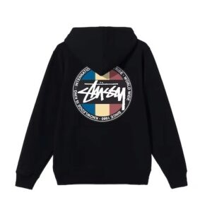 Stussy Classic Dot Black Hoodie