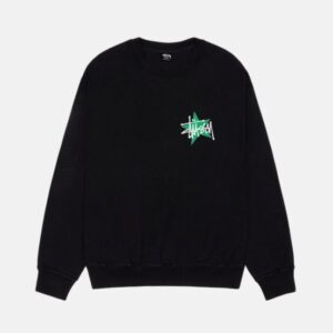 Stüssy Star Black Crew