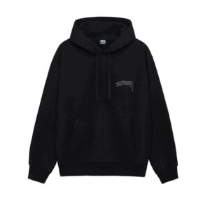 Stussy Wingspan Black Hoodie