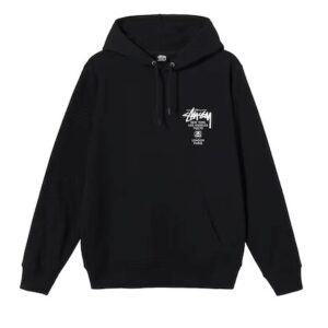 Stussy World Tour Black Hoodie