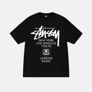 Stussy World Tour Black T-Shirt