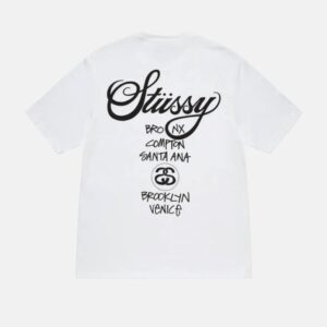 Stussy World Tour T-Shirt White