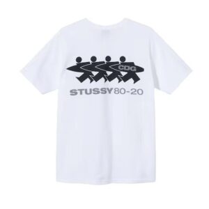 Stussy x CDG Surfman White T-shirt