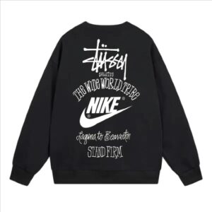 Stussy x Nike The Wide World Tribe Crew Black