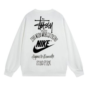 Stussy x Nike The Wide World Tribe Crew White