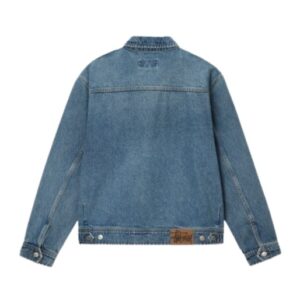 ZIP WORK JACKET DENIM-BLUE